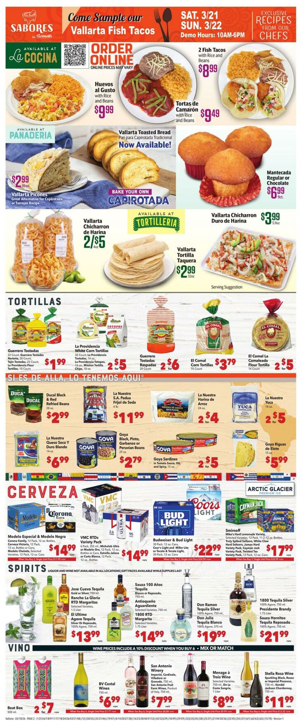 Weekly ad Vallarta 03/18/2026 - 03/24/2026