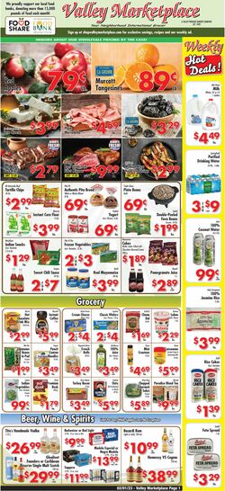 Weekly ad Valley Marketplace 02/01/2023-02/07/2023