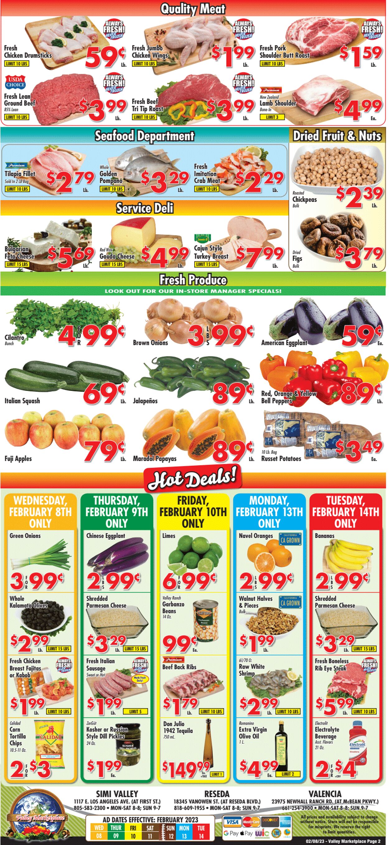 Weekly ad Valley Marketplace 02/08/2023 - 02/14/2023