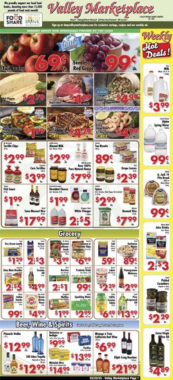 Weekly ad Valley Marketplace 03/22/2023 - 03/28/2023