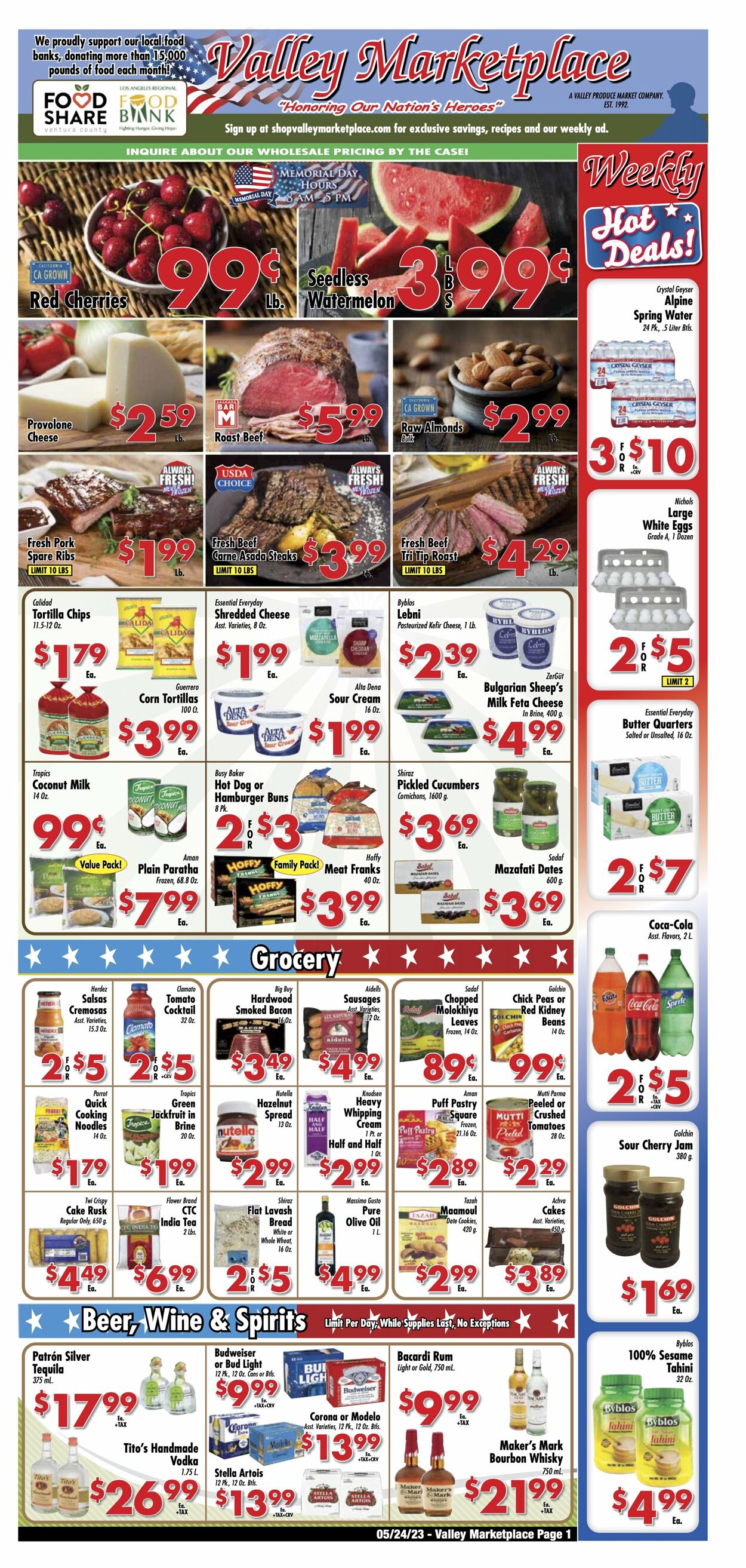 Weekly ad Valley Marketplace 05/24/2023 - 05/30/2023