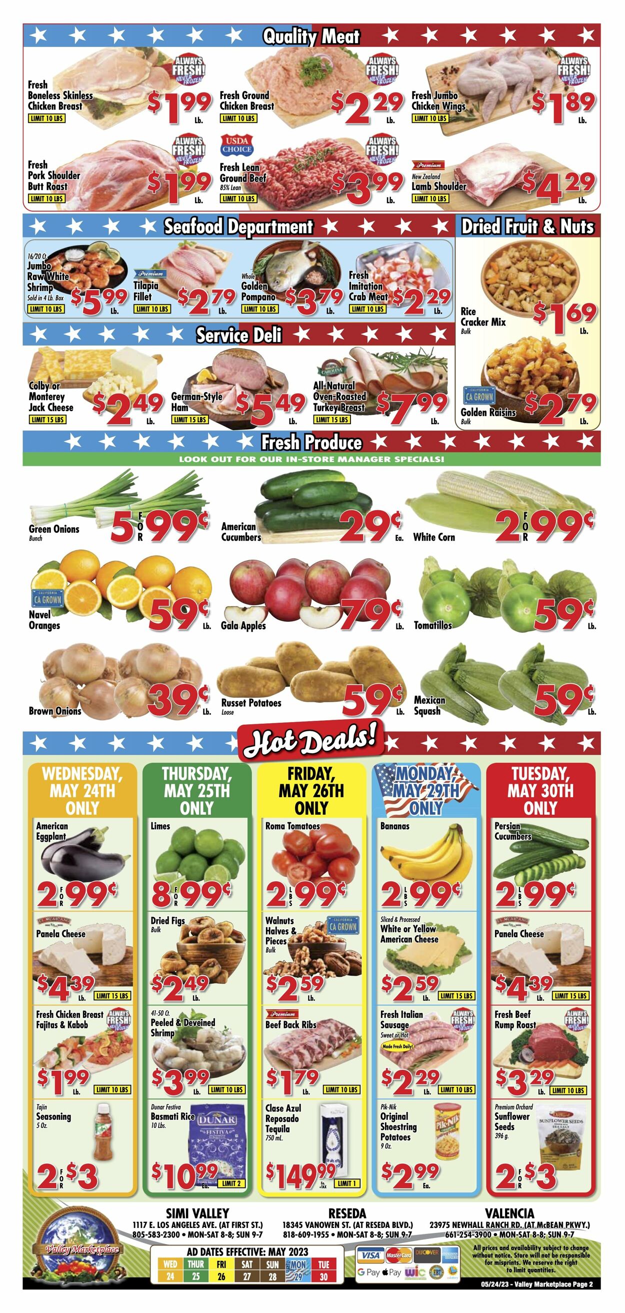 Weekly ad Valley Marketplace 05/24/2023 - 05/30/2023