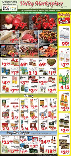 Weekly ad Valley Marketplace 10/05/2022-10/11/2022