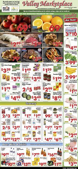 Weekly ad Valley Marketplace 01/03/2024 - 01/03/2024