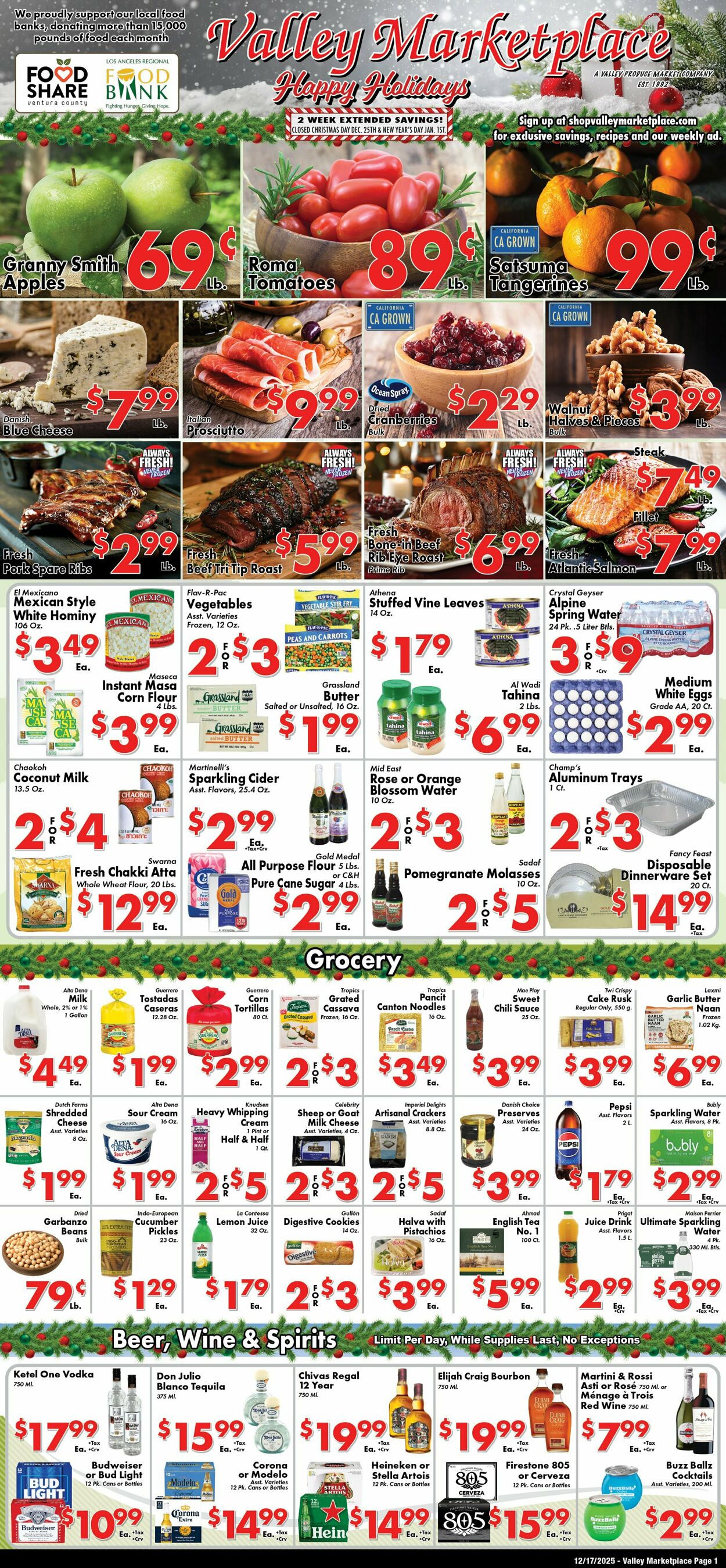 Valley Marketplace Promotional weekly ads