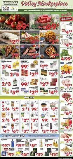 Weekly ad Valley Marketplace 04/24/2024 - 04/24/2024