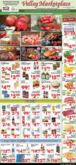 Weekly ad Valley Marketplace 09/07/2022 - 09/13/2022