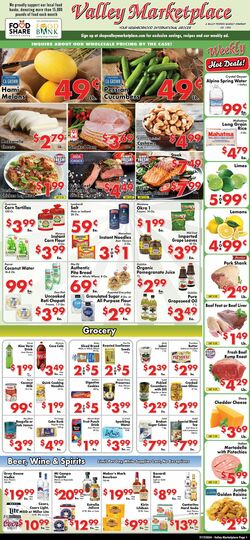 Weekly ad Valley Marketplace 07/17/2024 - 07/17/2024