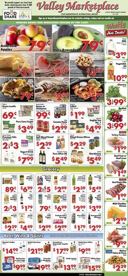 Weekly ad Valley Marketplace 09/07/2023 - 08/30/2024