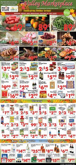Weekly ad Valley Marketplace 11/20/2025 - 11/20/2025