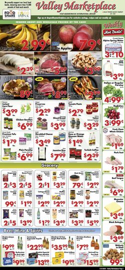 Weekly ad Valley Marketplace 01/31/2024 - 01/31/2024