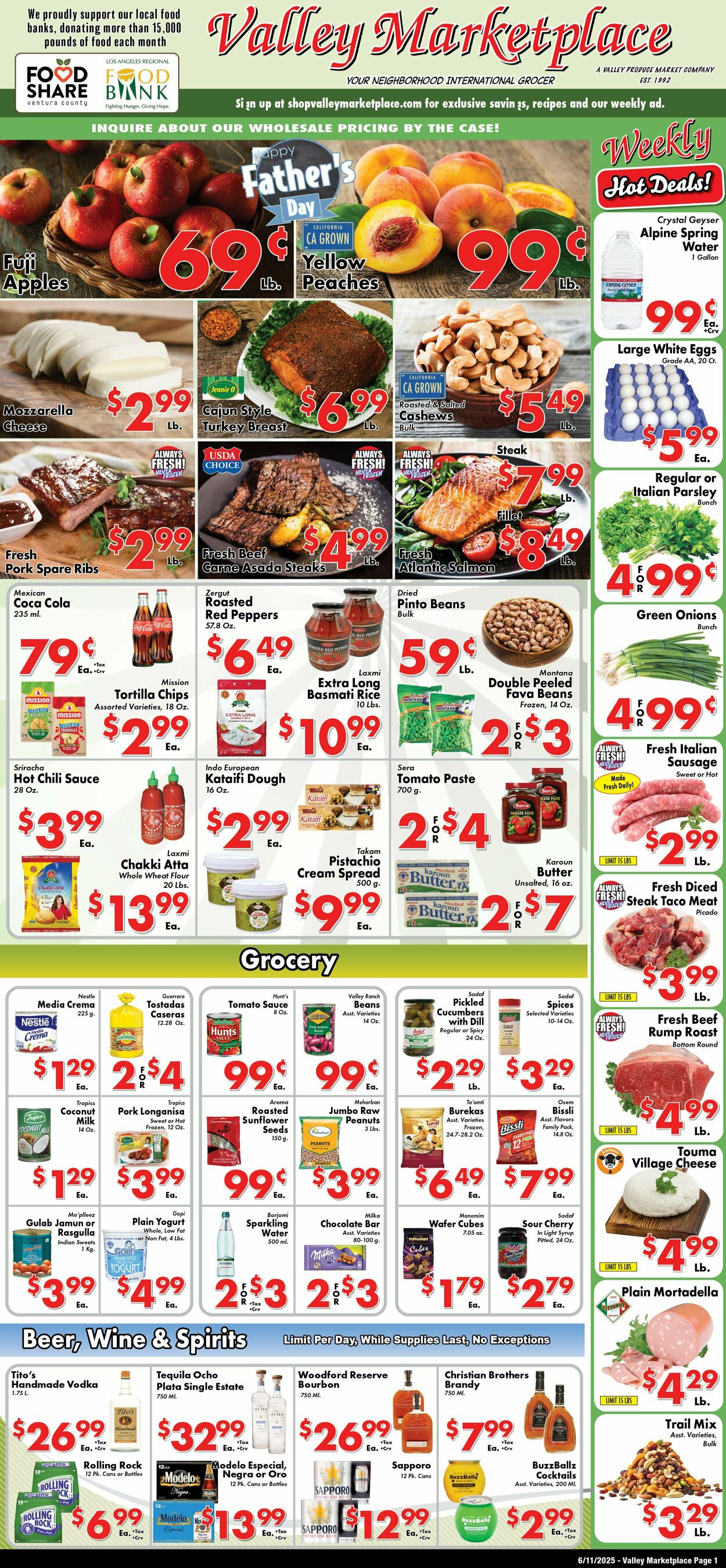 Weekly ad Valley Marketplace 06/11/2025 - 06/11/2025