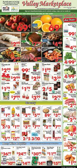 Weekly ad Valley Marketplace 01/22/2025 - 01/22/2025