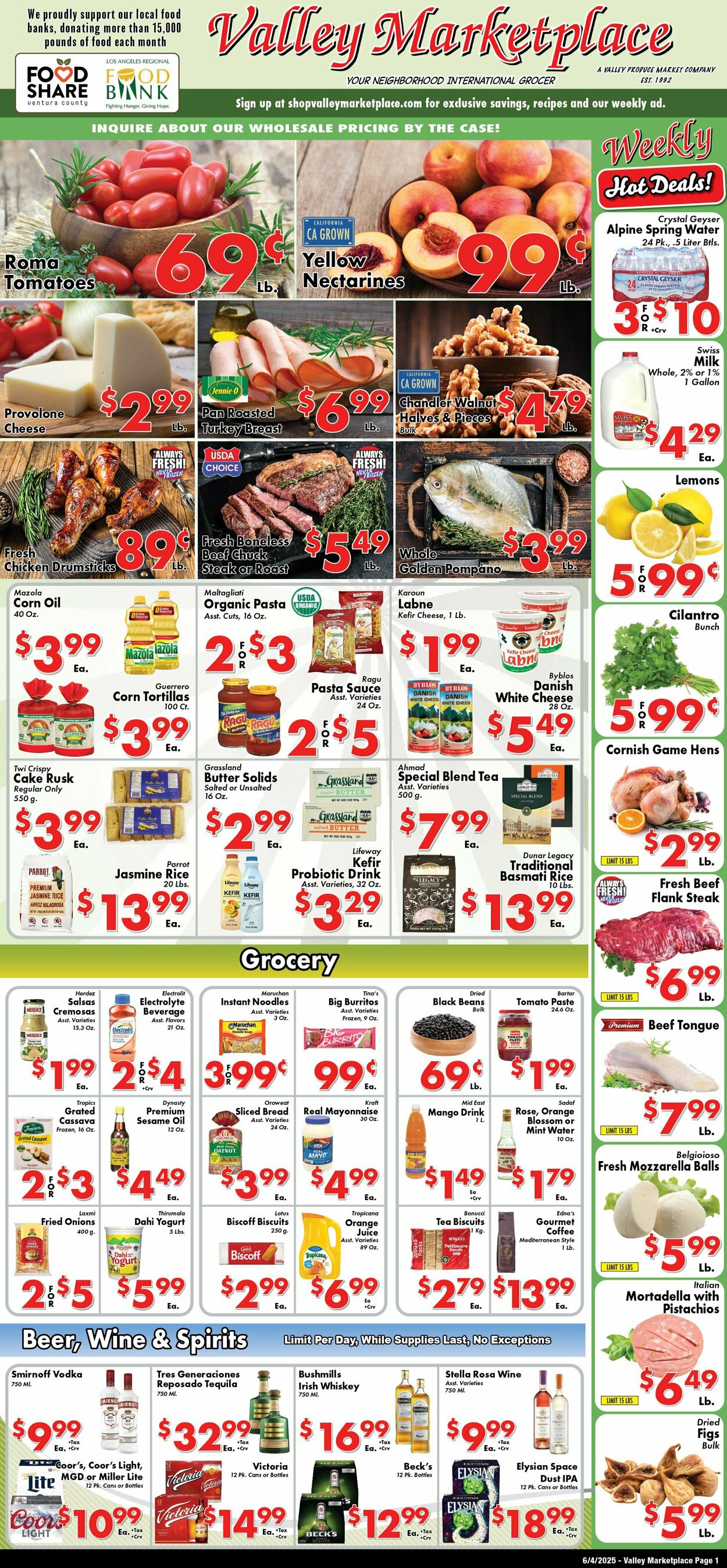 Weekly ad Valley Marketplace 06/04/2025 - 06/04/2025