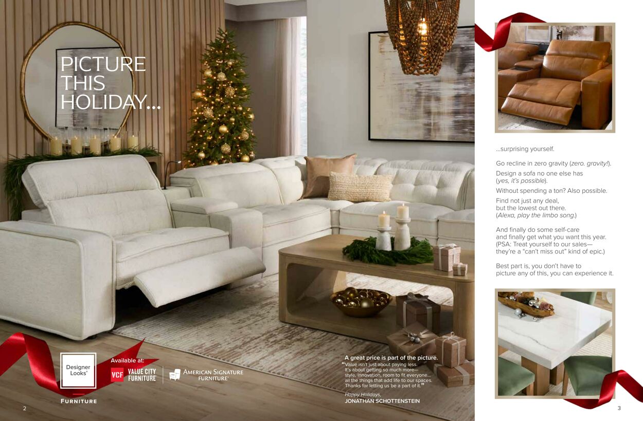 Weekly ad Value City Furniture 11/12/2024 - 12/24/2024