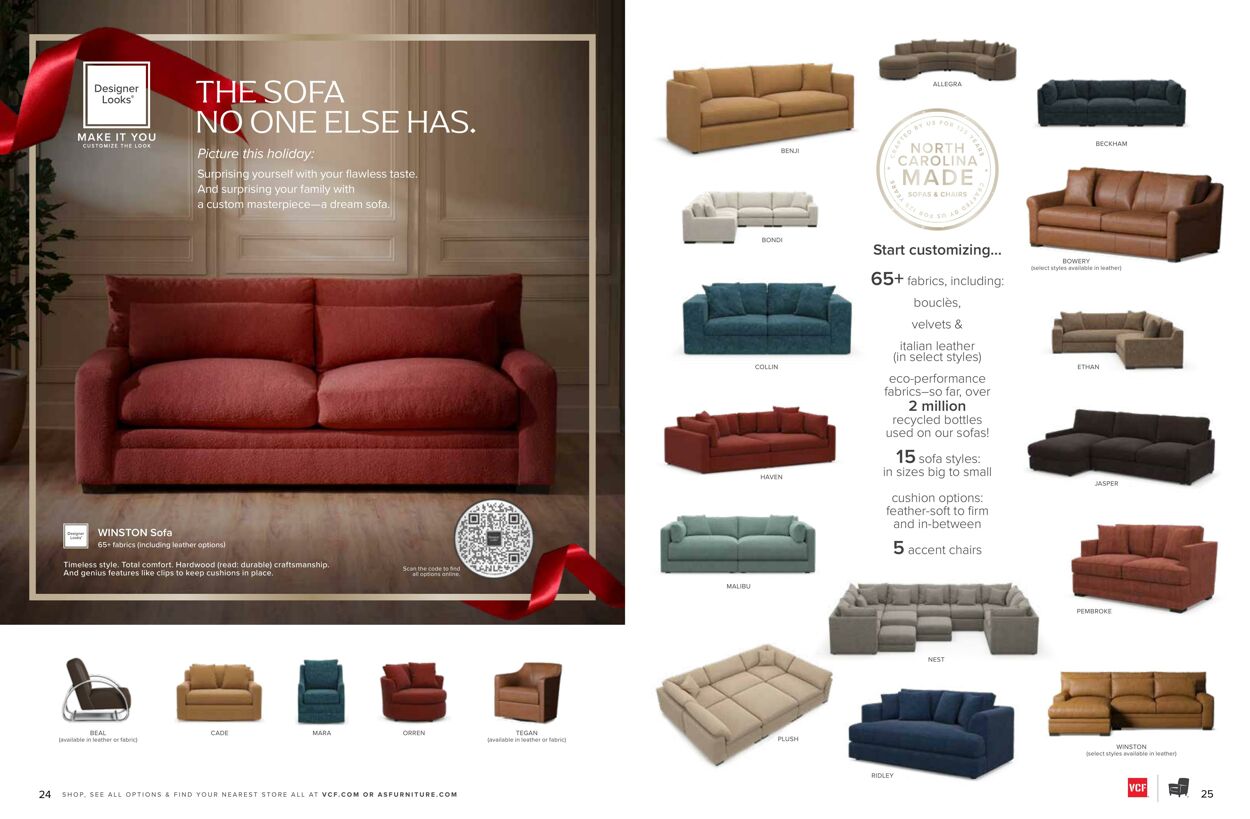 Weekly ad Value City Furniture 11/12/2024 - 12/24/2024