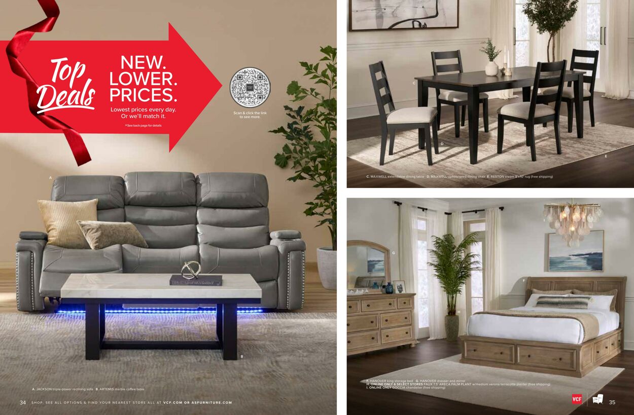 Weekly ad Value City Furniture 11/12/2024 - 12/24/2024