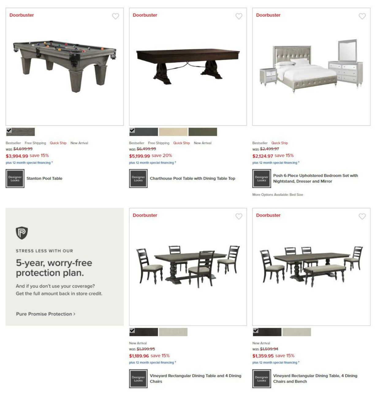 Weekly ad Value City Furniture 01/01/2023 - 01/31/2023