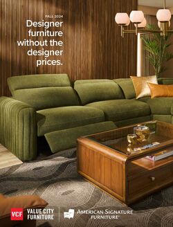 Weekly ad Value City Furniture 11/08/2023 - 01/07/2024