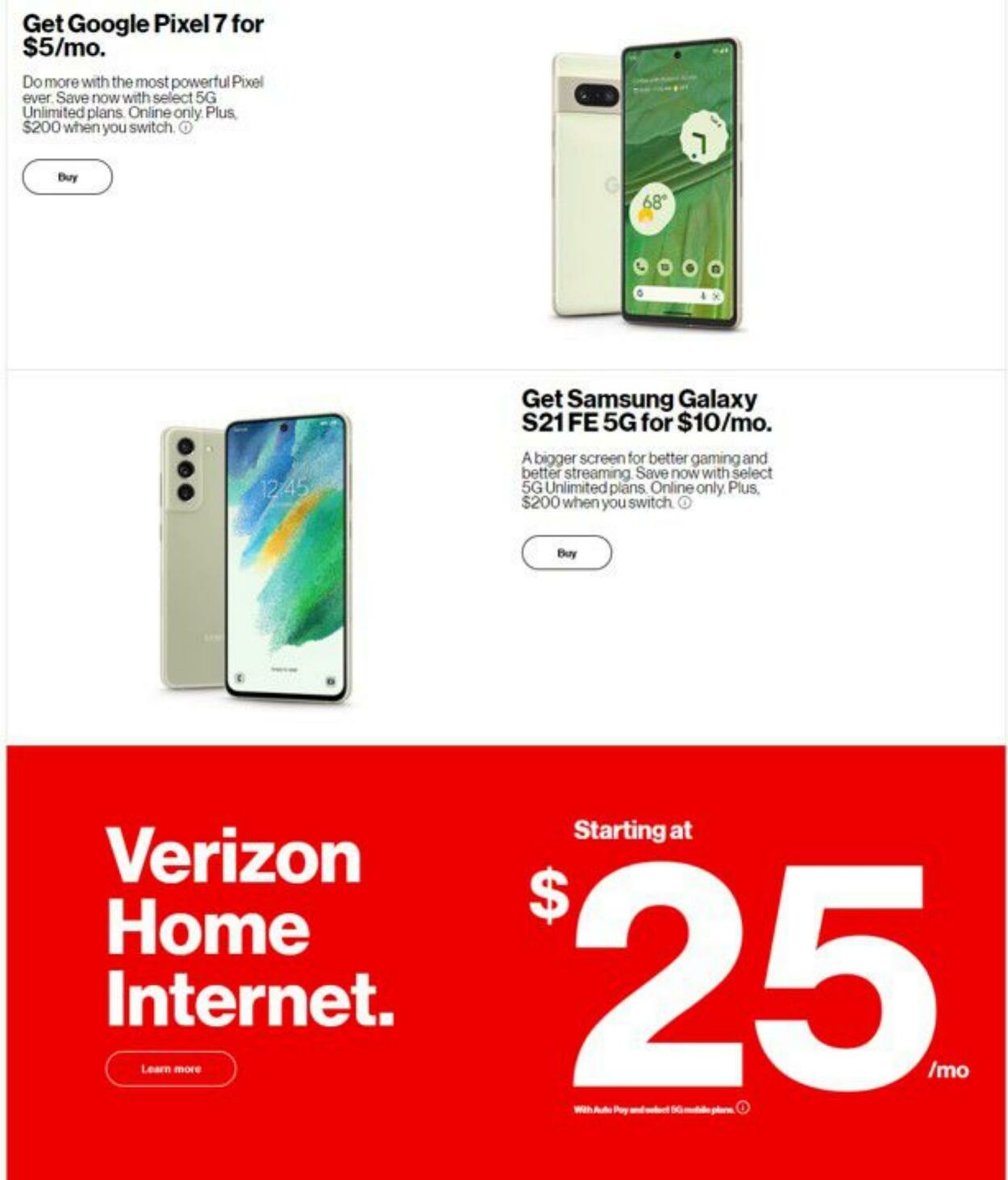 Weekly ad Verizon 01/01/2023 - 01/31/2023