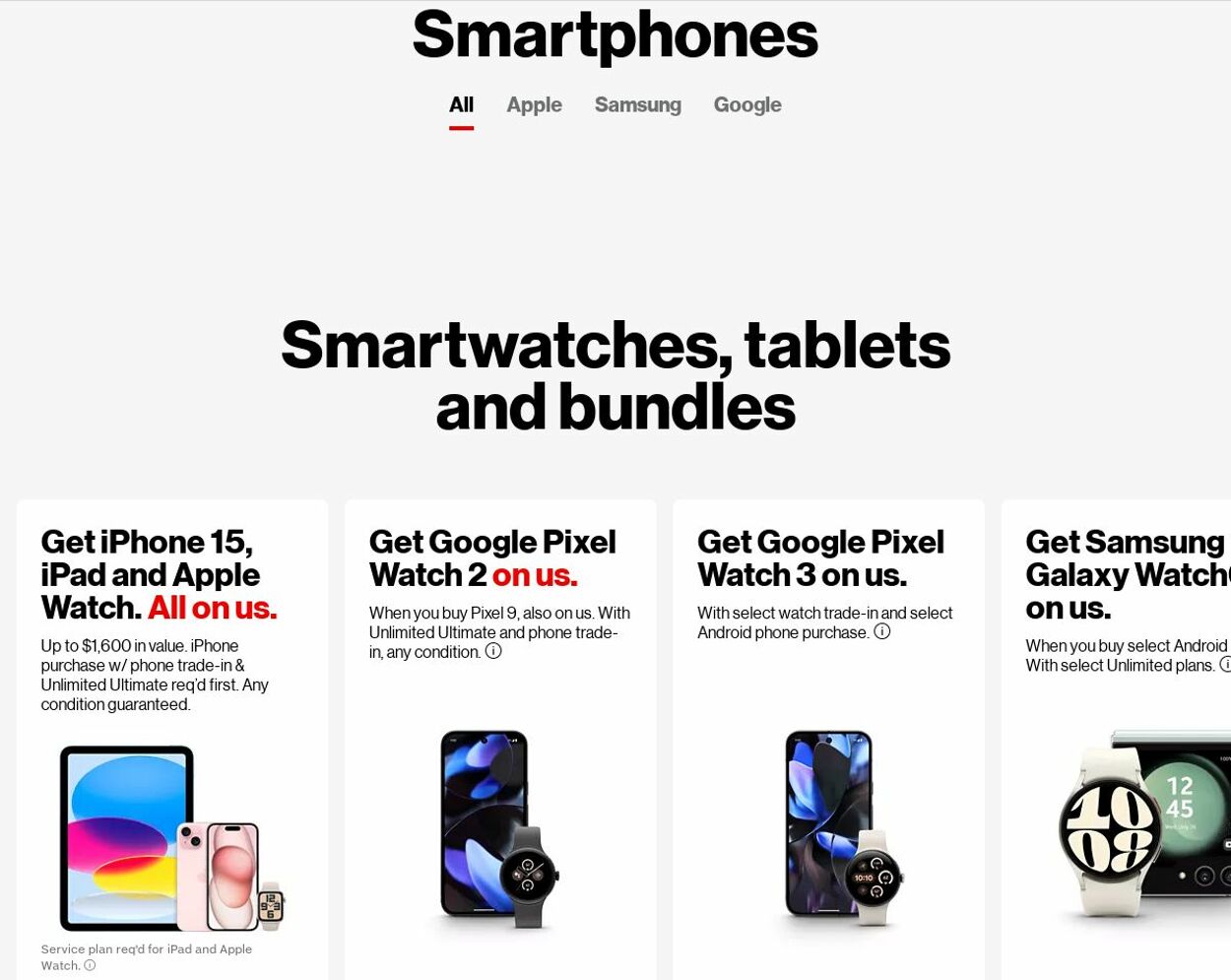 Verizon Promotional weekly ads