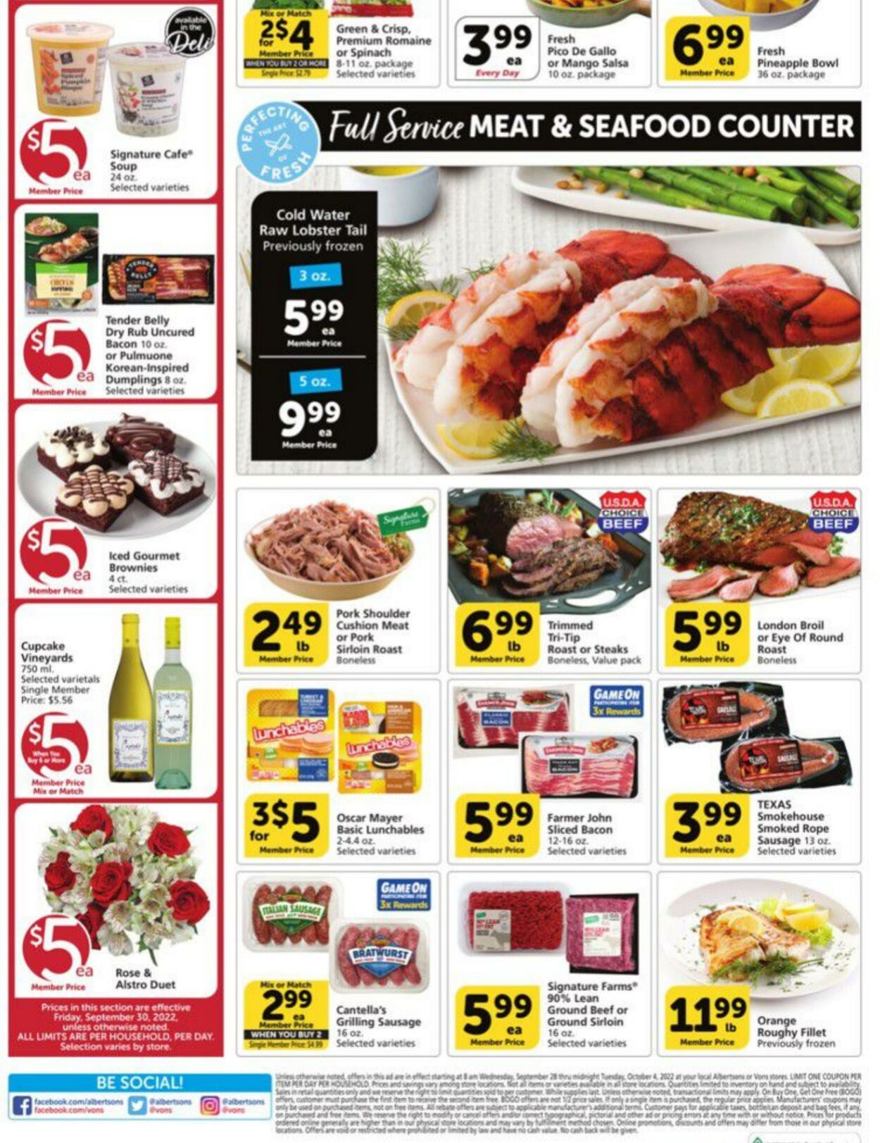 Weekly ad Vons 09/28/2022 - 10/04/2022