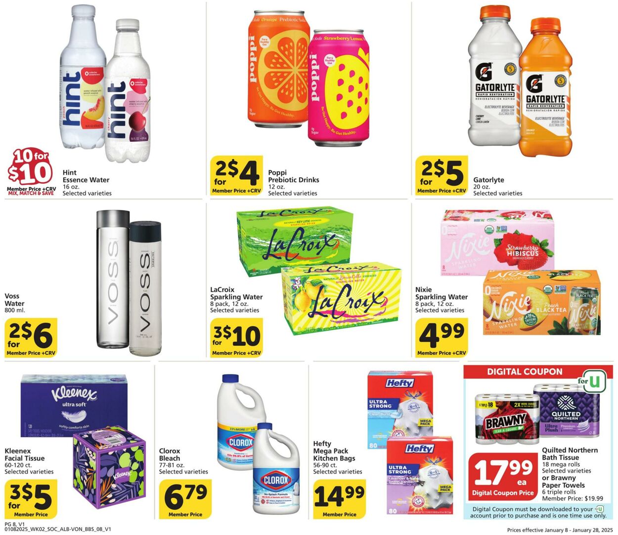 Weekly ad Vons 01/08/2025 - 01/31/2025