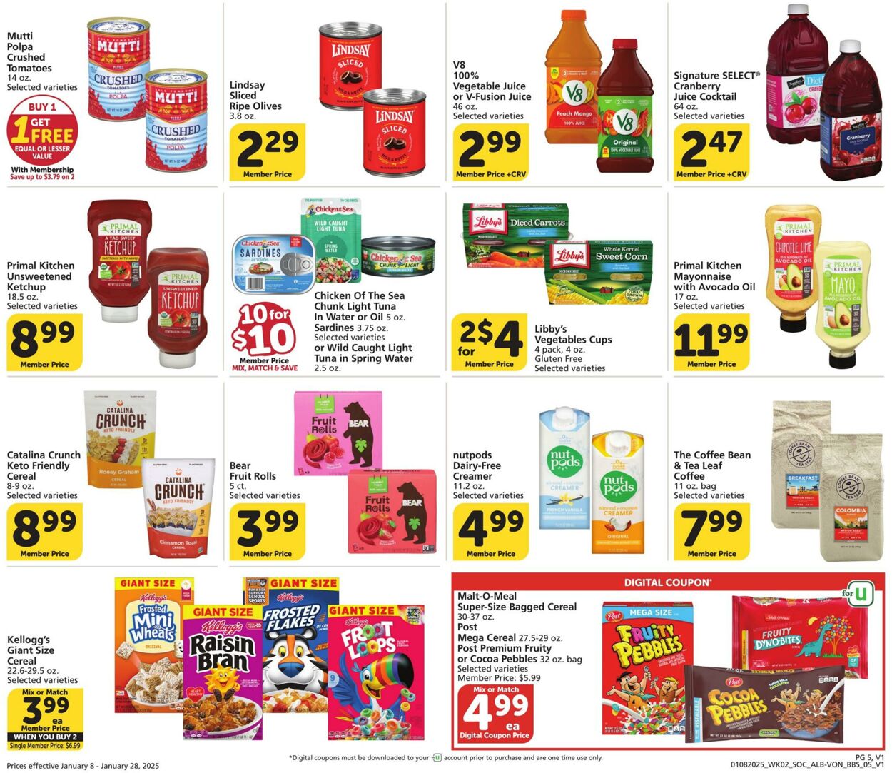 Weekly ad Vons 01/08/2025 - 01/31/2025