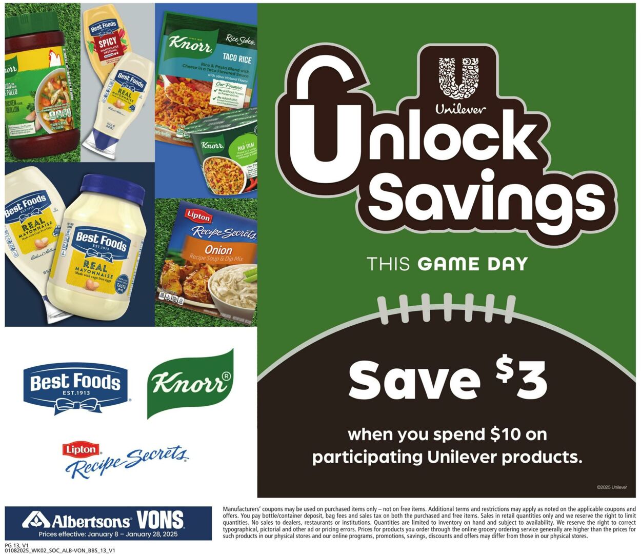 Weekly ad Vons 01/08/2025 - 01/31/2025