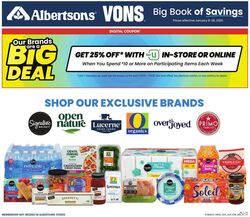 Weekly ad Vons 01/08/2025 - 01/31/2025