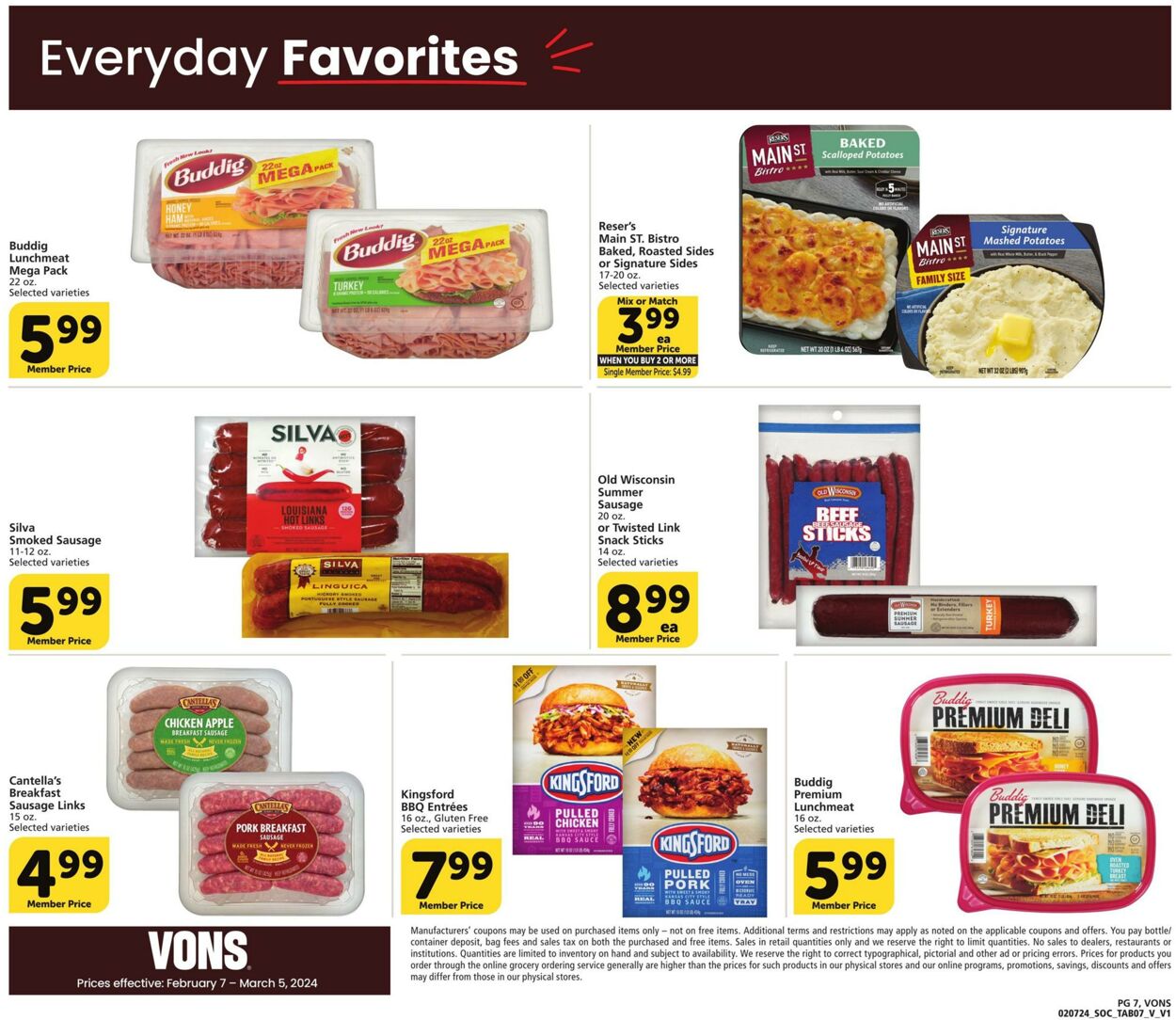 Weekly ad Vons 02/07/2024 - 03/05/2024