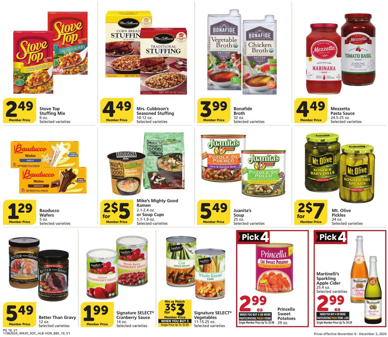 Weekly ad Vons 11/06/2024 - 12/03/2024