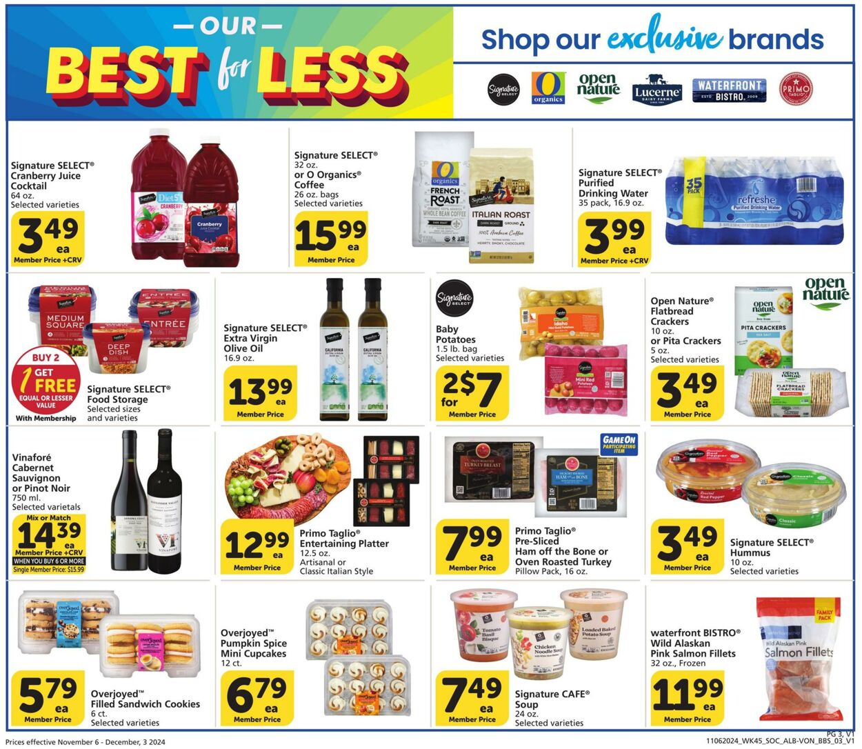 Weekly ad Vons 11/06/2024 - 12/03/2024