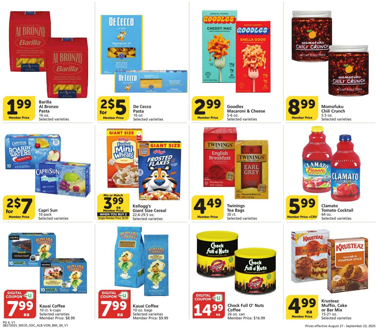 Weekly ad Vons 08/27/2025 - 09/23/2025