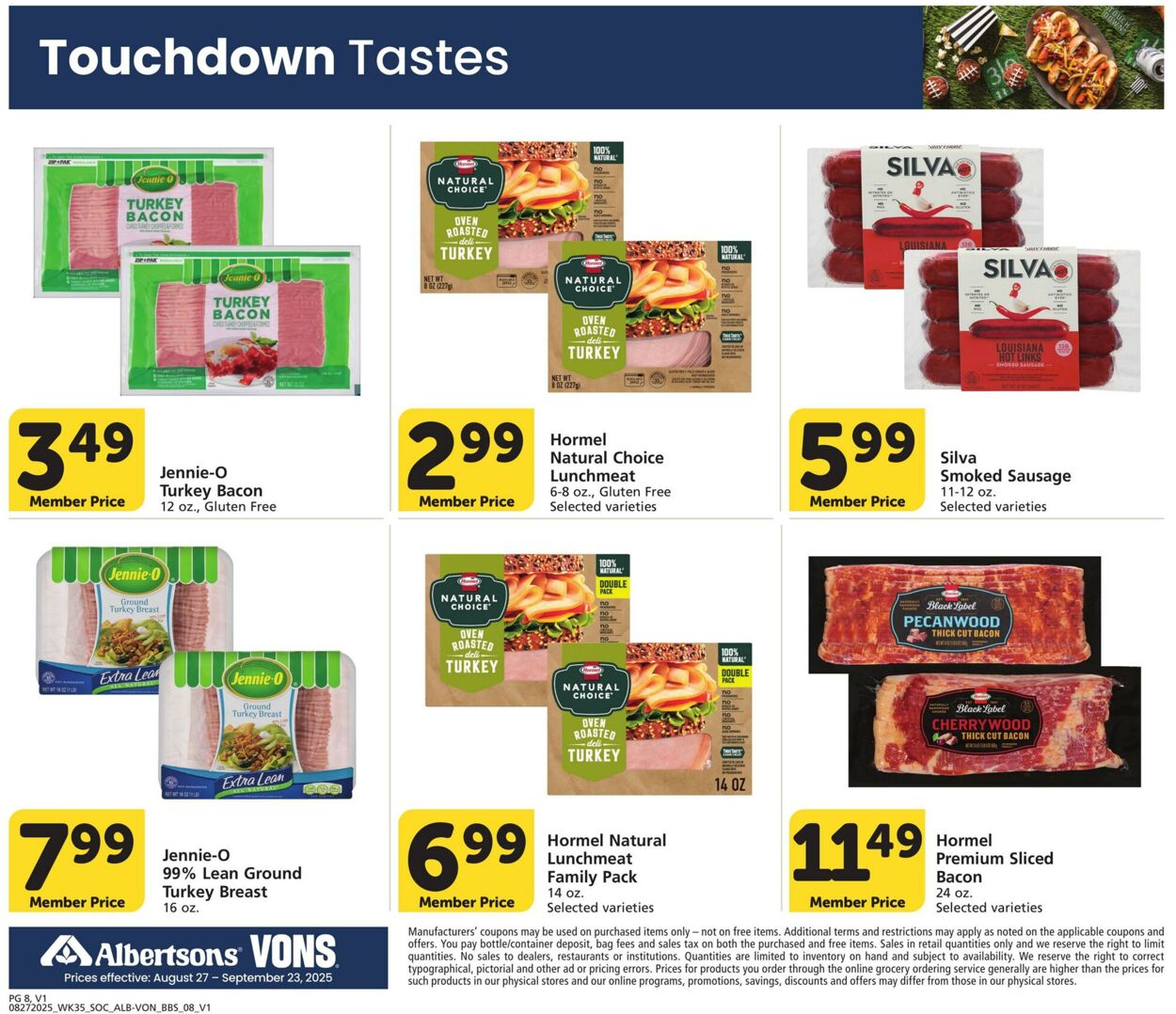 Weekly ad Vons 08/27/2025 - 09/23/2025