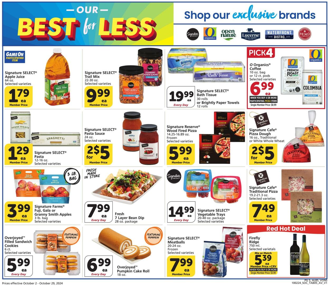 Weekly ad Vons 10/02/2024 - 10/29/2024