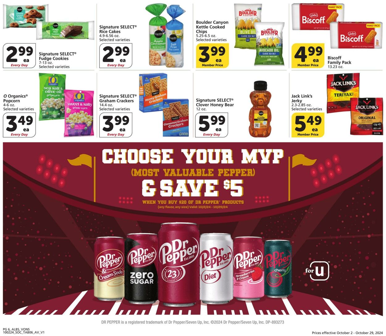 Weekly ad Vons 10/02/2024 - 10/29/2024