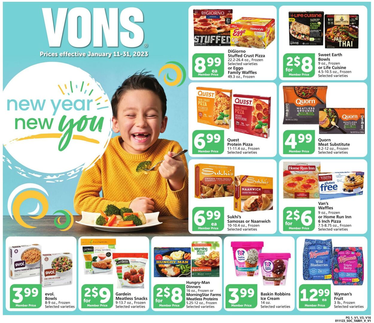 Weekly ad Vons 01/11/2023-01/31/2023