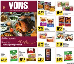 Weekly ad Vons 11/15/2023 - 11/23/2023