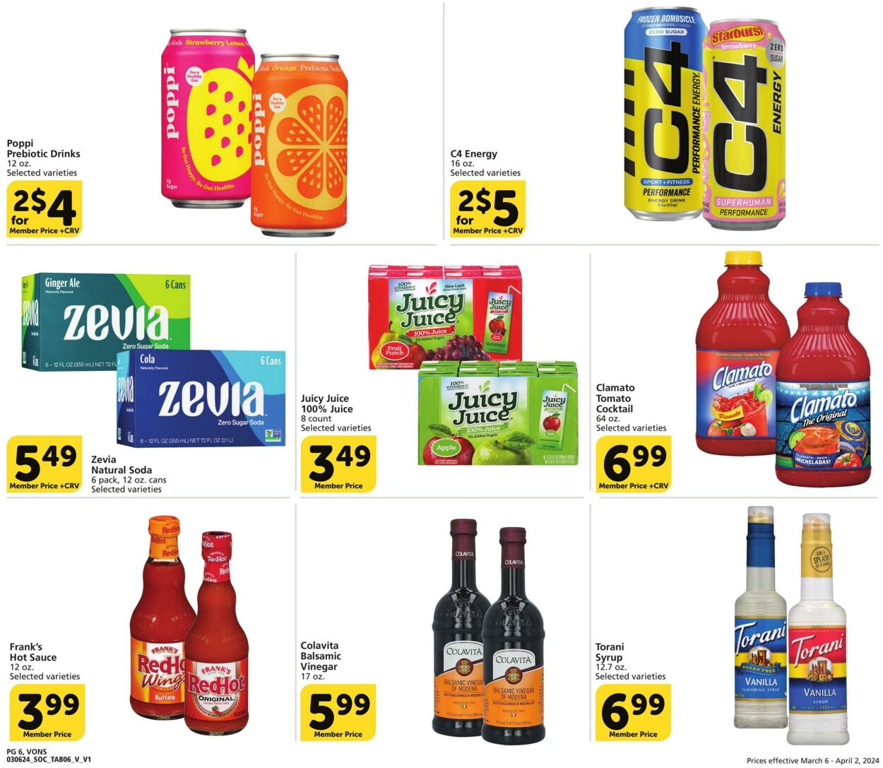 Weekly ad Vons 03/06/2024 - 04/02/2024