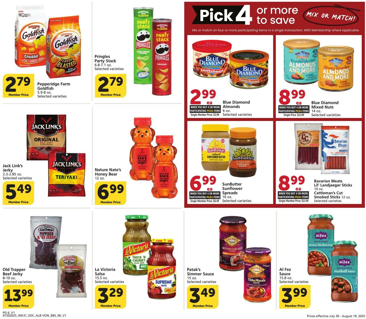 Weekly ad Vons 07/30/2025 - 08/19/2025