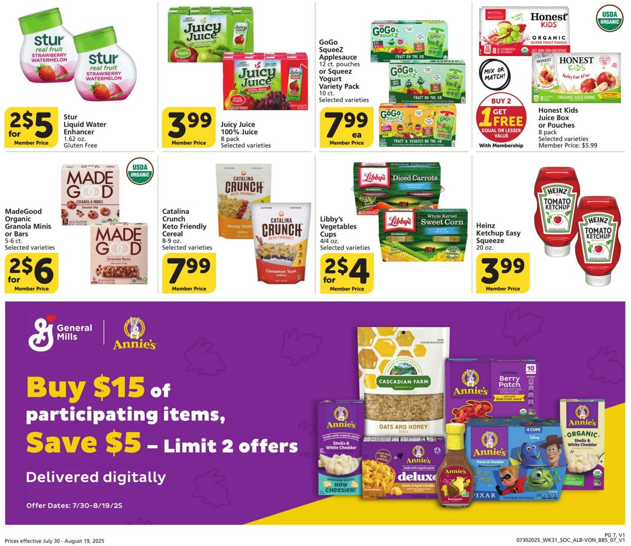 Weekly ad Vons 07/30/2025 - 08/19/2025
