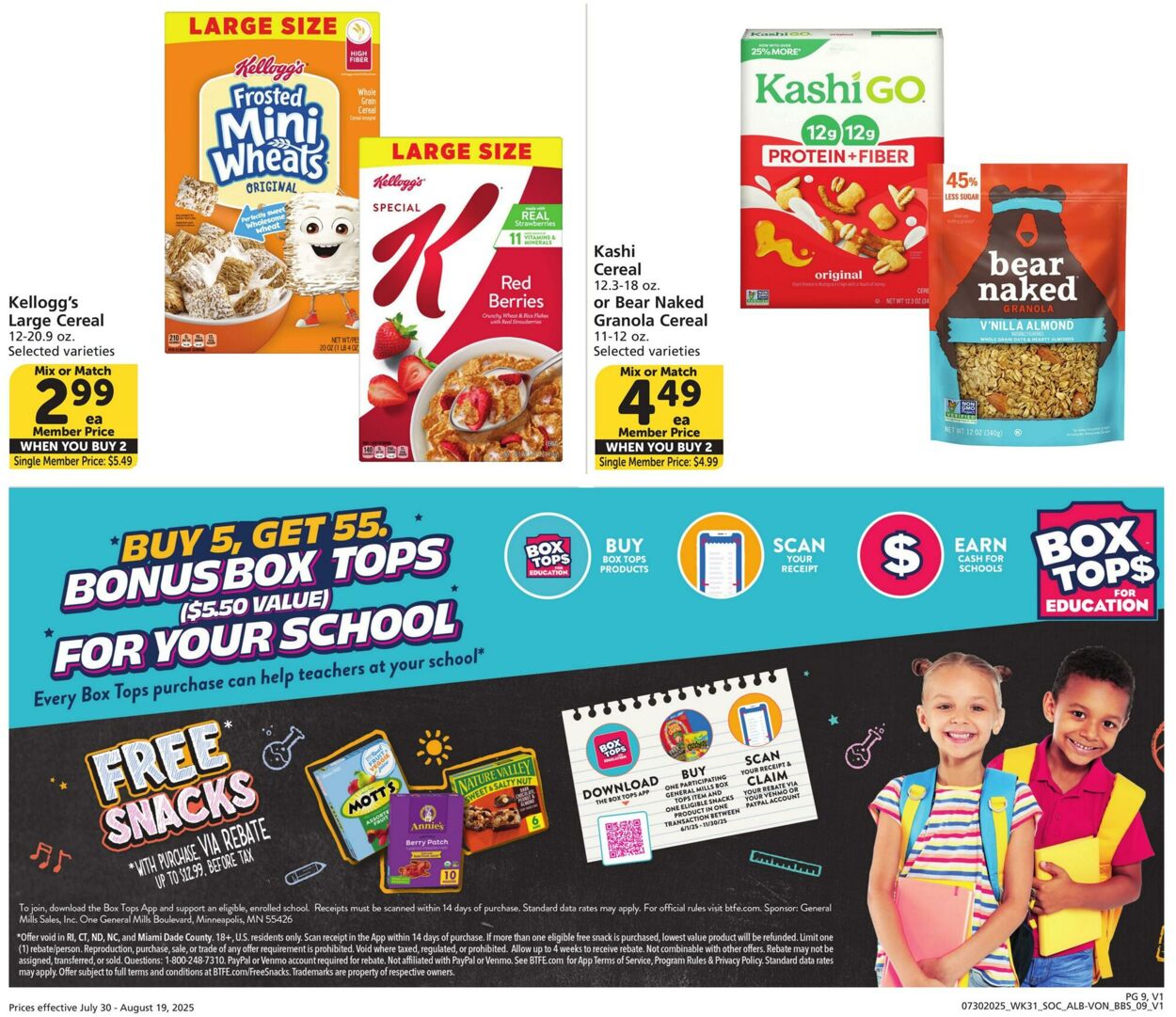 Weekly ad Vons 07/30/2025 - 08/19/2025