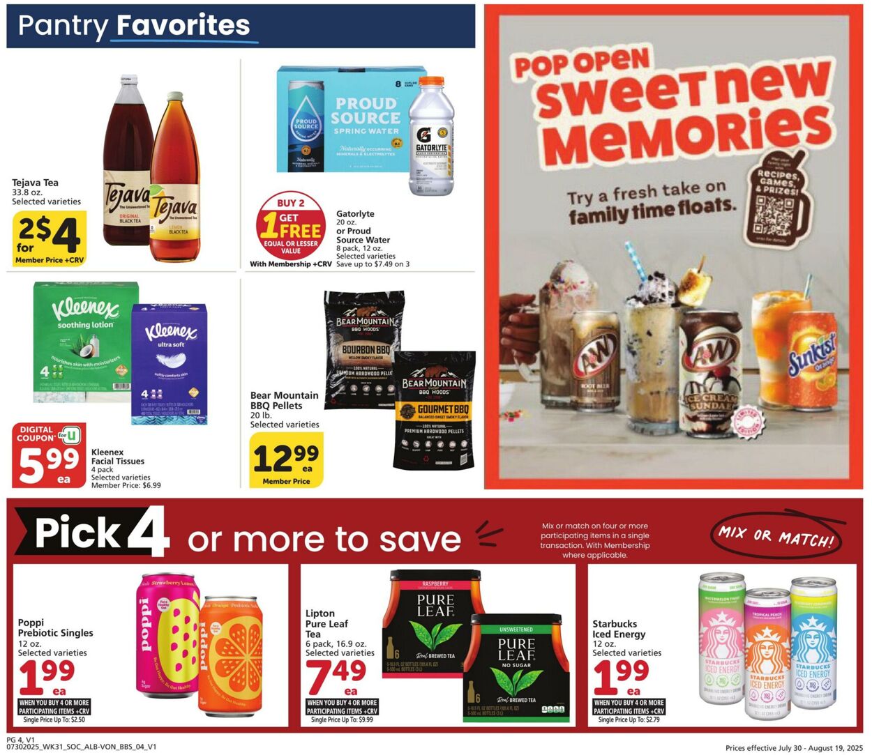 Weekly ad Vons 07/30/2025 - 08/19/2025