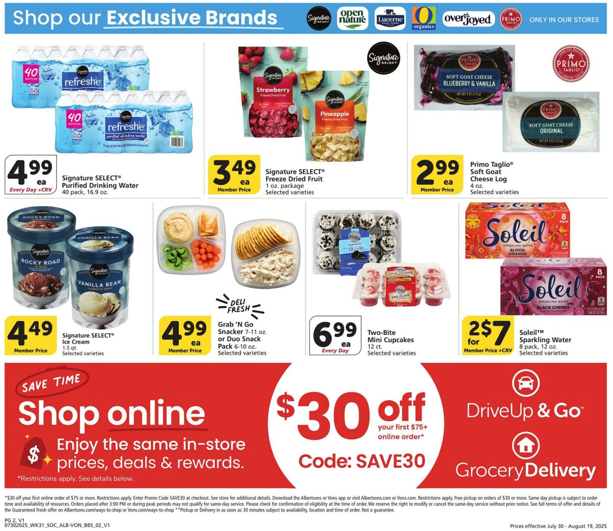 Weekly ad Vons 07/30/2025 - 08/19/2025