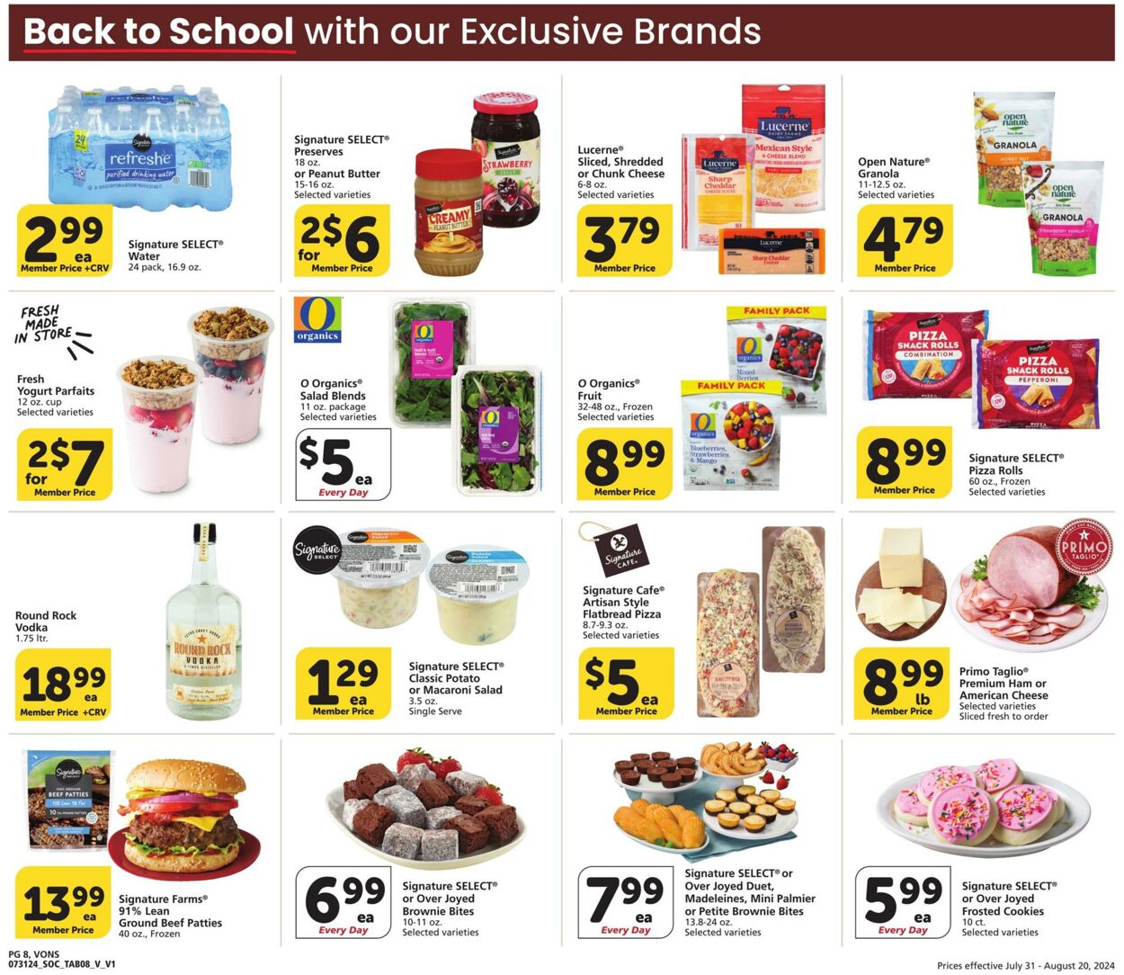 Weekly ad Vons 07/31/2024 - 08/20/2024