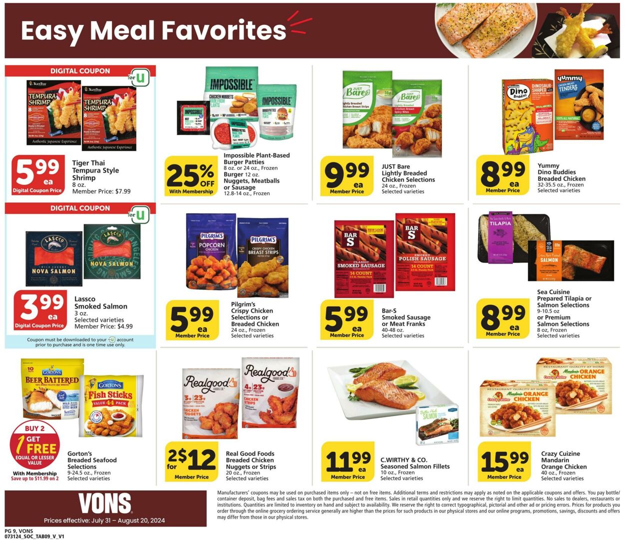 Weekly ad Vons 07/31/2024 - 08/20/2024