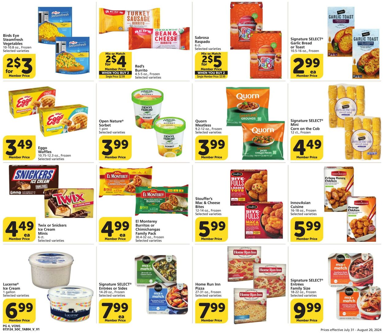 Weekly ad Vons 07/31/2024 - 08/20/2024