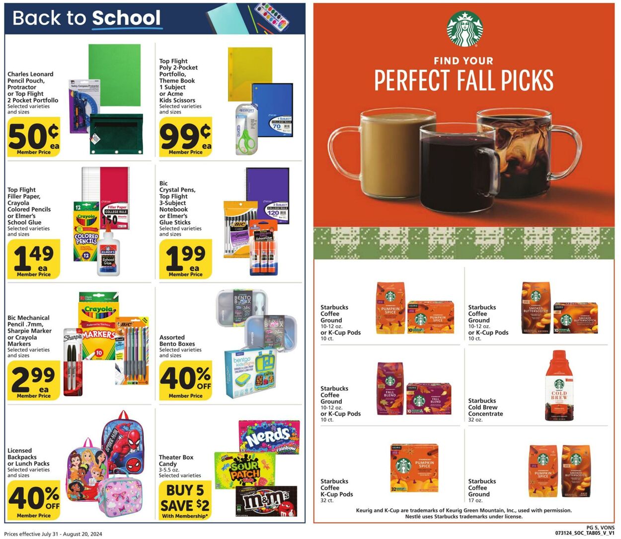 Weekly ad Vons 07/31/2024 - 08/20/2024