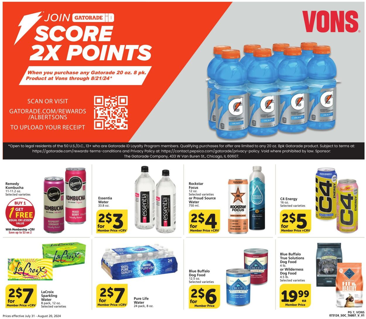 Weekly ad Vons 07/31/2024 - 08/20/2024